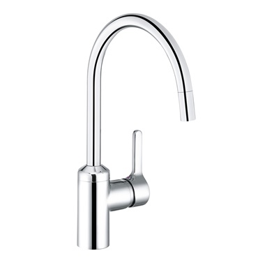 Kludi Bingo Star egykaros mosogató csaptelep, kihúzható kifolyóval, króm