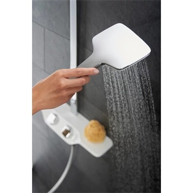 Kludi Cockpit Discovery termosztátos zuhanyrendszer, fehér, króm