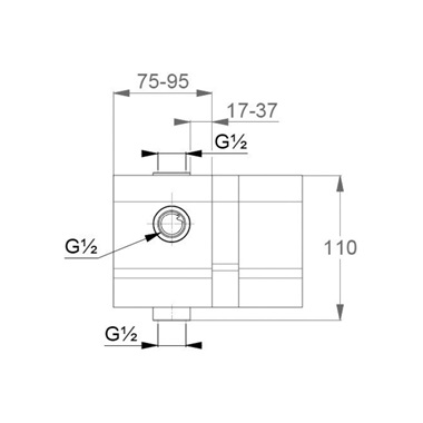 Kludi kád-zuhany falsík alatti egység