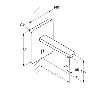 Kludi Zenta Elektronikus mosdócsaptelep króm