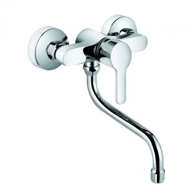 Kludi Logo Neo egykaros fali mosogató csaptelep króm