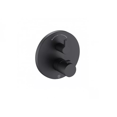 Kludi Nova fonte Puristic termosztátos kádcsaptelep fekete