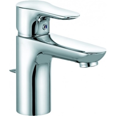 Kludi Objekta egykaros mosdócsaptelep, lefolyógarnitúrával, króm