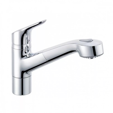 Kludi Objekta egykaros mosogatócsaptelep kihúzható króm