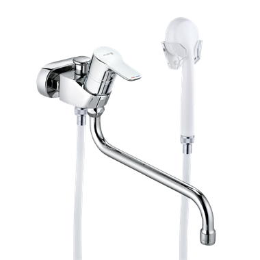 Kludi Pure&Easy kádtöltő- és zuhanycsap zuhanyszettel 45mm Kludi Pure&Easy kádtöltő- és zuhanycsap zuhanyszettel 45mm