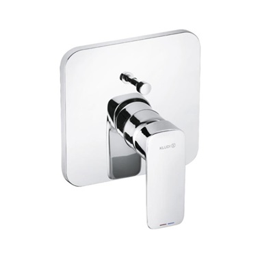 Kludi Pure&Style egykaros, falsík alatti csaptelep váltó fent