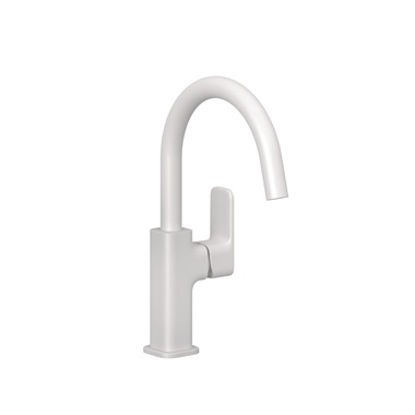 Kludi Renon mosdócsaptelep leeresztő nélkül 290 mm, oldalkaros, matt fehér