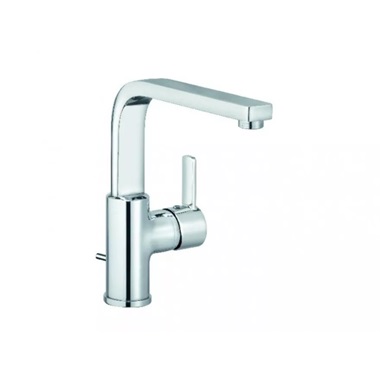 Kludi Zenta egykaros mosdócsaptelep elfordítható kifolyó, lefolyógarnitúrával