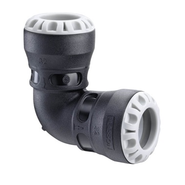 Plasson Series 1 KPE könyökidom PN16, SDR11 32 mm-32 mm