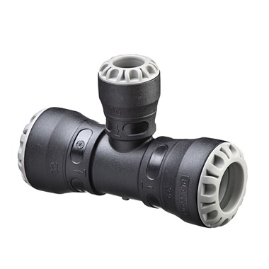 Plasson Series 1 KPE T-idom szűkített PN16, SDR11, 32 mm-255 mm-32 mm