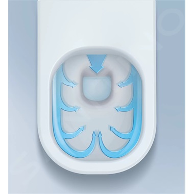 Laufen Pro fali  WC compact rimless, fehér