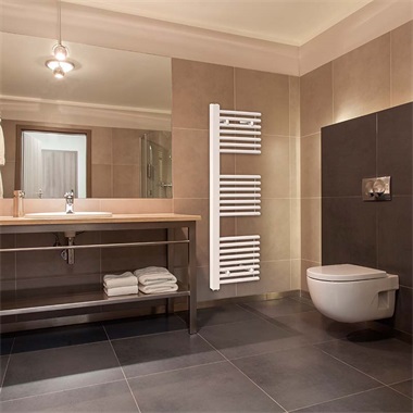 Lazzarini Gardo radiátor, egyenes, fehér 60x160 mm