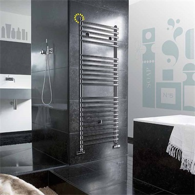 Lazzarini Siracusa fürdőszobai radiátor egyenes, króm, 173,8x60 cm