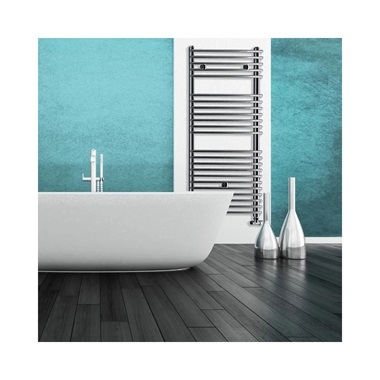 Lazzarini Siracusa  radiátor, egyenes, króm 60x73 mm