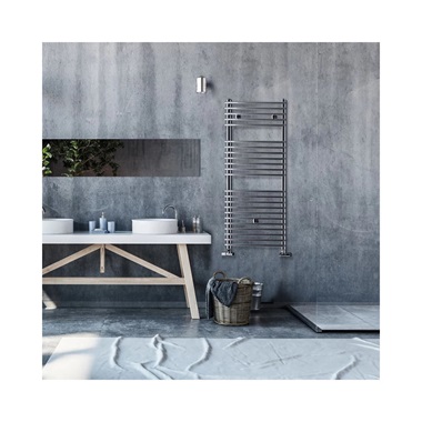 Lazzarini Siracusa  radiátor, egyenes, króm 60x73 mm