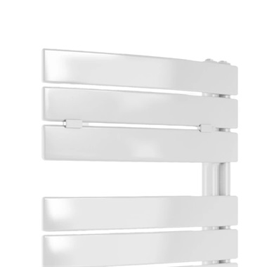 Lazzarini  Pieve decorative törölközőszárító radiátor íves, fehér, 138x55 cm