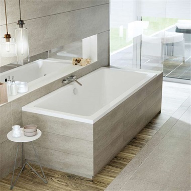 M-Acryl Sabina egyenes kád 170x75 cm, lábbal