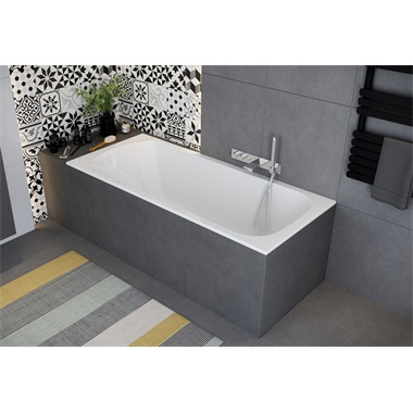 M-Acryl Mira Slim egyenes kád 170x70 cm, lábbal