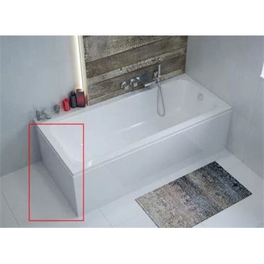 M-Acryl Eco A oldallap egyenes kádhoz 70 cm, fehér 
