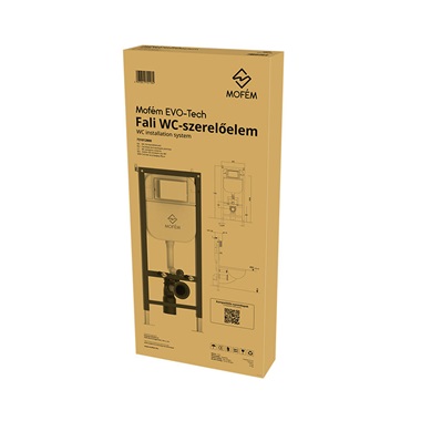 Mofém Evo-Tech fali wc szerelőelem