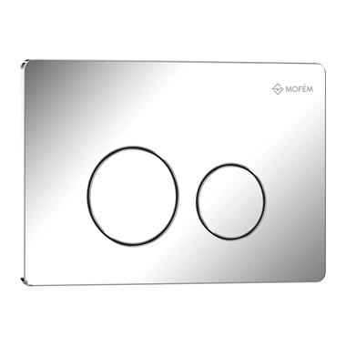 Mofém Evo 20 nyomólap króm, rozsdamentes acél