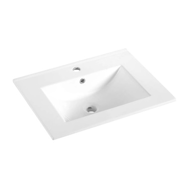 Mofém Evo beépített kerámia mosdó 61x46,5x17,5 cm
