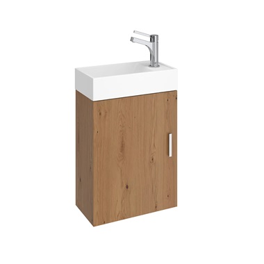 Mofém Evo fali mini mosdószekrény 40x22x52 cm, Roble Honey