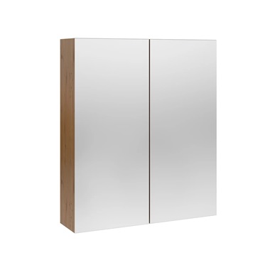 Mofém Evo fali tükrösszekrény 60x72x19 cm, Roble Honey