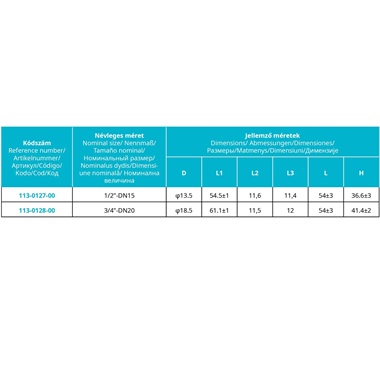 Mofém Gamma gömbcsap fix pillangó karos 1/2" KB