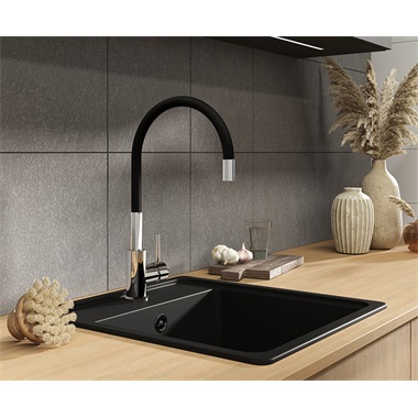 Mofém Evo  X Infinite mosogatócsaptelep fekete, króm