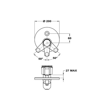 Mofém Junior Evo süllyesztett  kádtöl. Látható
