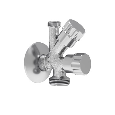 Mofém sarokszelep kombinált 1/2"*3/8"*3/4"