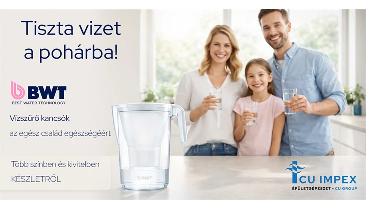 Miért jó döntés a BWT vízszűrő kancsó a család számára?