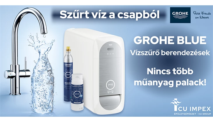 Mit tud a Grohe Blue vízrendszer, és miért forradalmasítja a konyhádat?