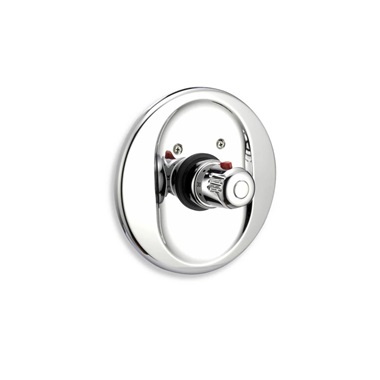 Novaservis Aquamat falba építhető termosztát, króm