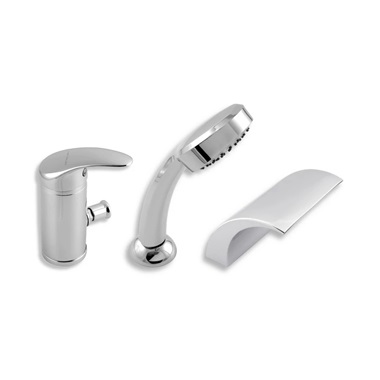 Novaservis metalia 55 perembe szerelhető 3 lyukas kádcsaptelep