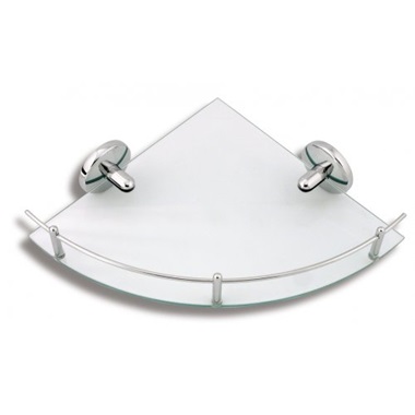 Novaservis sarok üvegpolc kerettel