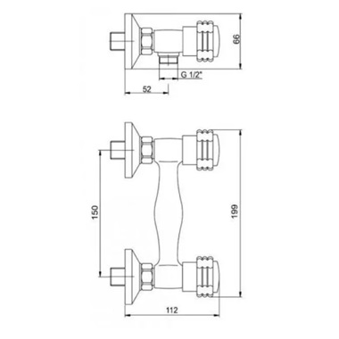 Novaservis Titania Retro zuhanycsaptelep