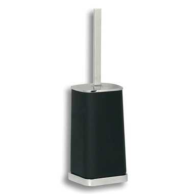 Novaservis Metalia 4 álló WC kefe tartó keféve, üveg