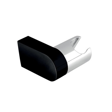 Novaservis forgatható zuhanytartó, fekete, króm