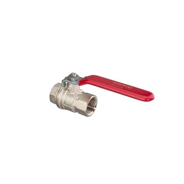 Oventrop Optibal golyóscsap, DN50, 2" bb, PN20/16, acél karral, sárgaréz