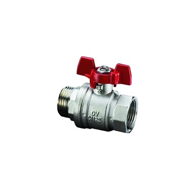 Oventrop Optibal golyóscsap, DN20, 3/4" kb, PN16, fogantyúval, sárgaréz Oventrop Optibal golyóscsap, DN20, 3/4" kb, PN16, fogantyúval, sárgaréz
