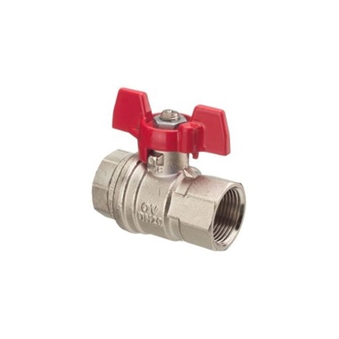 Oventrop Optibal golyóscsap, DN20, 3/4" BB, PN16, fogantyúval, sárgaréz Oventrop Optibal golyóscsap, DN20, 3/4" BB, PN16, fogantyúval, sárgaréz