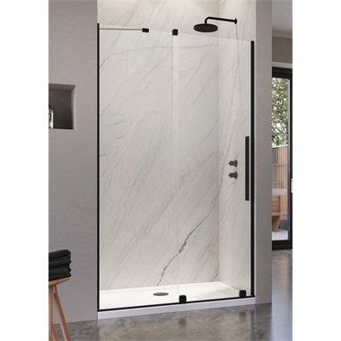 Radaway Furo Black DWJ 150 balos fekete zuhanyajtó 150x200 cm