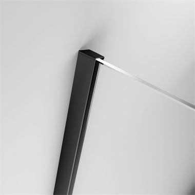 Radaway Furo SL Back PHD II kádparaván 150x100 cm, fekete