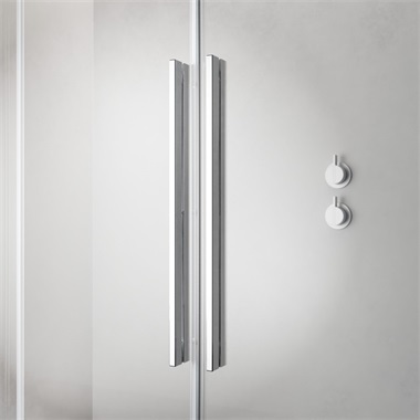 Radaway Furo SL kádparaván pdn II ajtó jobbos, 150x100 cm, króm