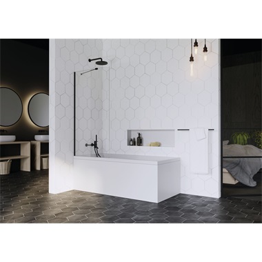 Radawy Idea Black PNJ 60 kádparaván 60x150 cm, fekete