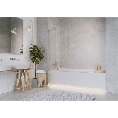 Radaway Idea PNJ 80  kádparaván 150x80 cm, króm