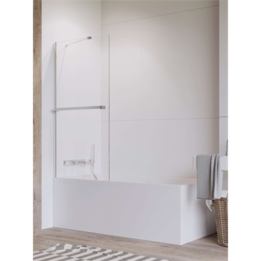 Radaway Idea PNJ 70 kádparaván törölközőtartóval 150x70 cm, króm
