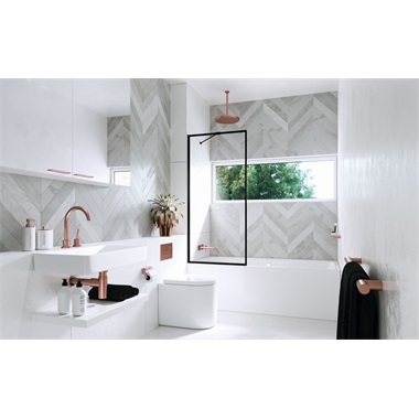 Radaway Modo New PNJ 70 kádparaván 150x70 cm, fekete